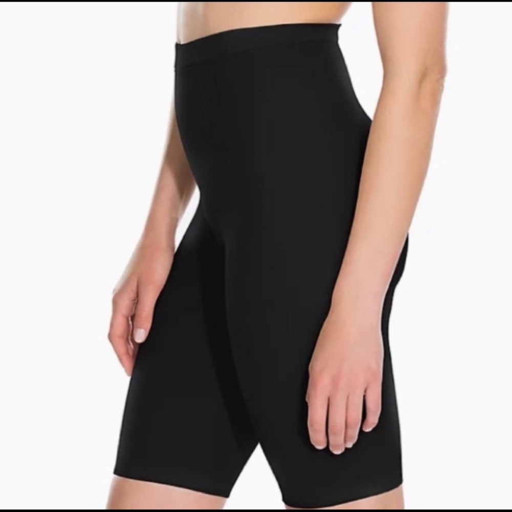 SPANX higher power high waisted black power panties. Size A.